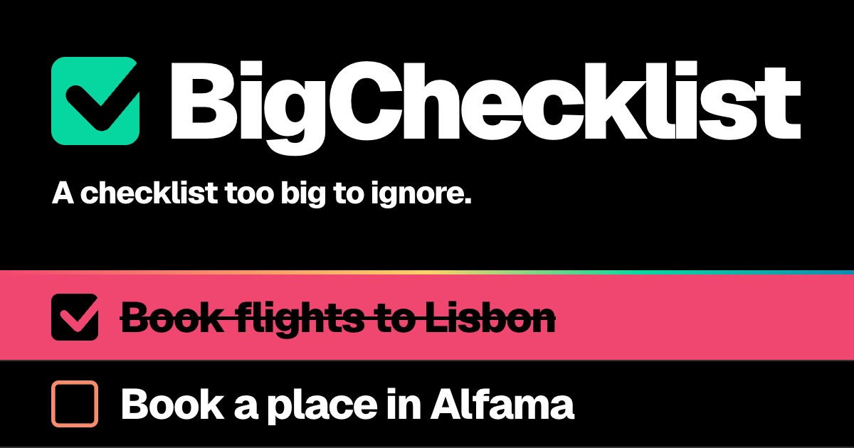 www.bigchecklist.com image